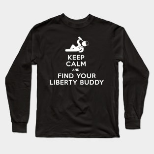 Find Your Liberty Buddy (white out) Long Sleeve T-Shirt